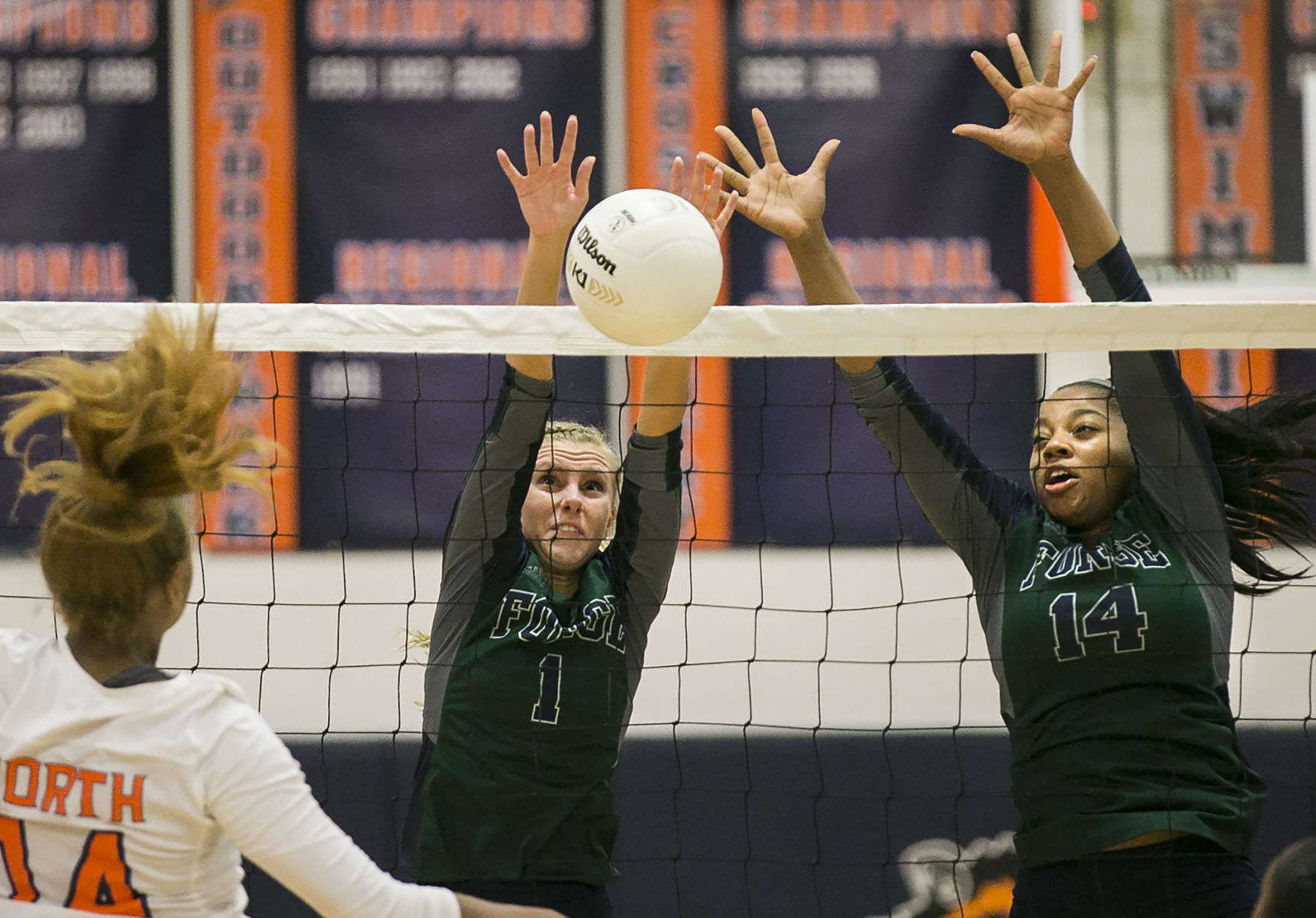 Colonial Forge at North Stafford volleyball